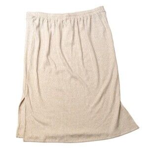 Hayden Makayla ribbed knit pull on skirt back elastic comfort casual size 1XL